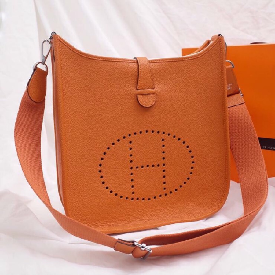 에르메스 에블린29 오렌지 은장